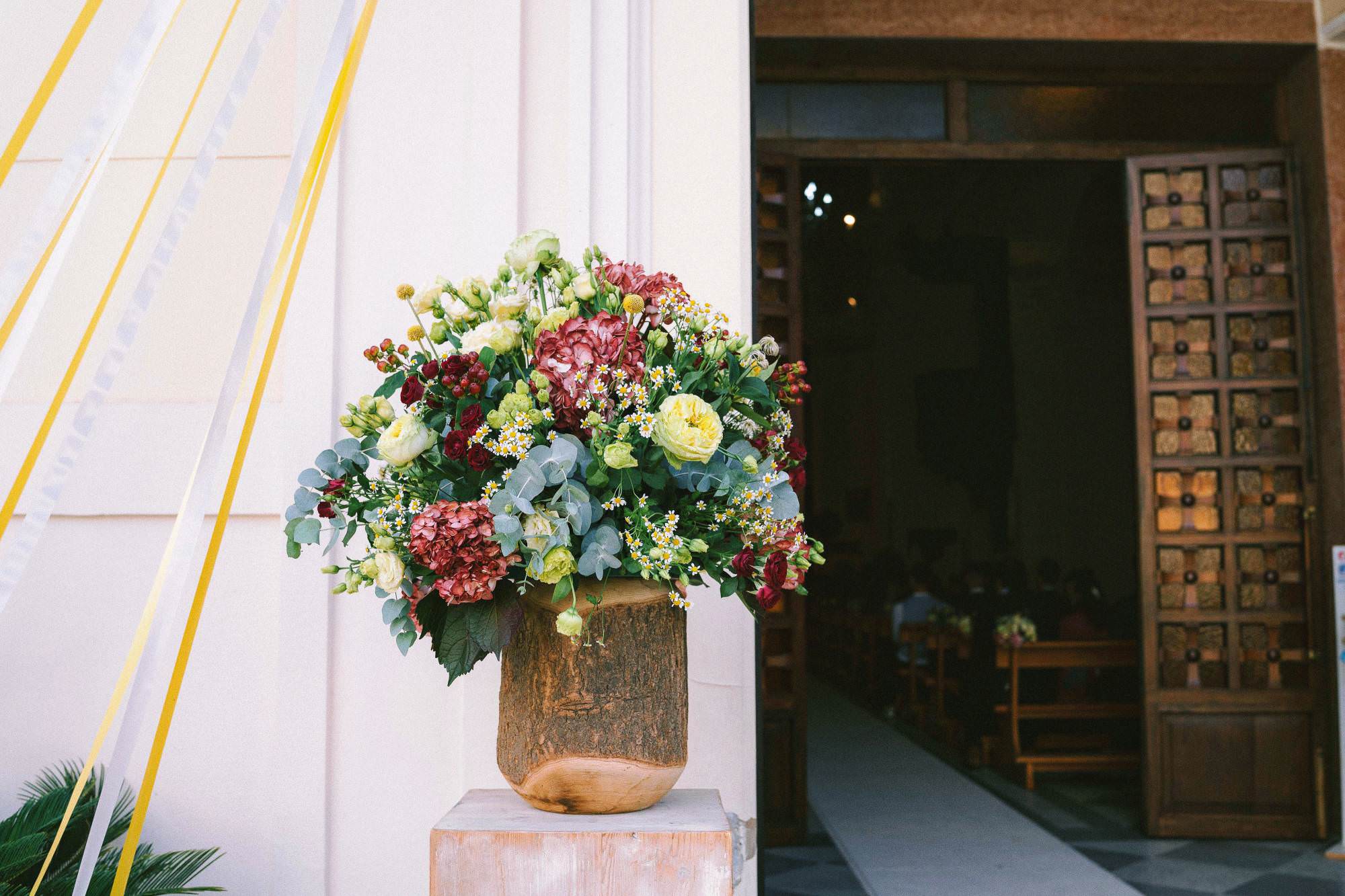 Allestimento Floreale Red Country a Tenuta delle Grazie