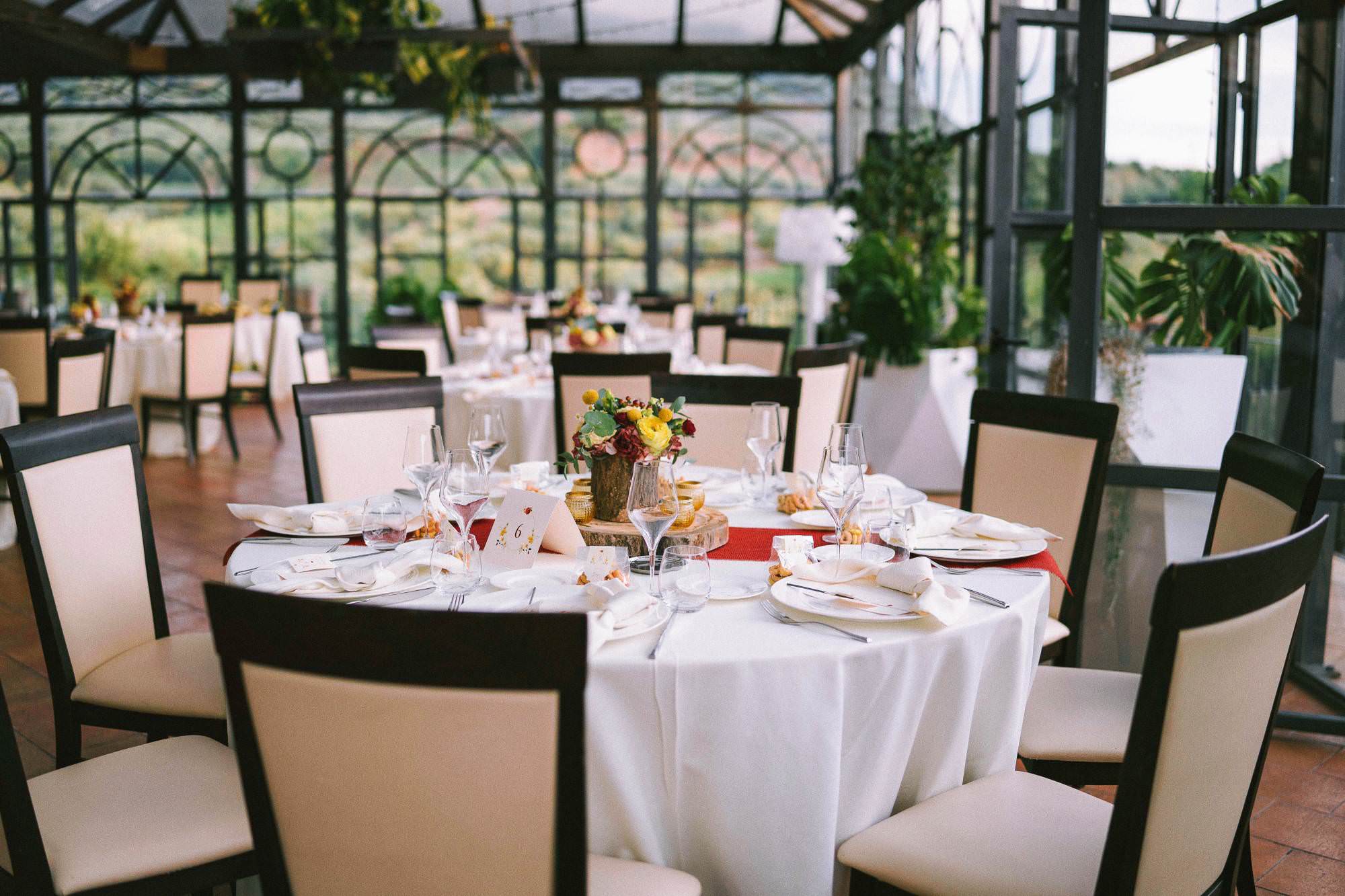 Allestimento Floreale Red Country a Tenuta delle Grazie